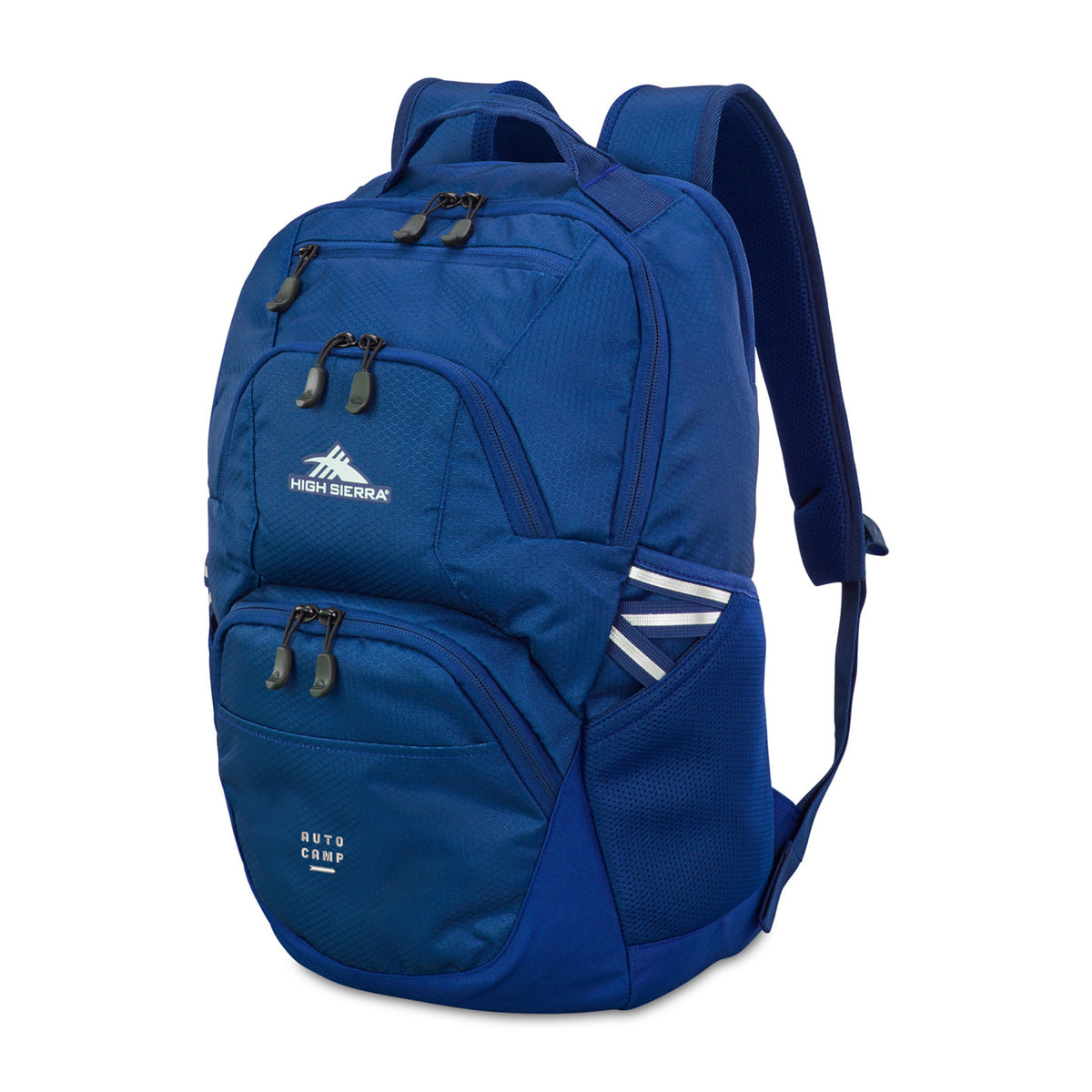 High Sierra Swoop SG Laptop Backpack with Cascading Pockets Embroidery - Cosmic Blue - View 2