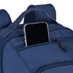 High Sierra Swoop SG Laptop Backpack with Cascading Pockets Embroidery - True Navy - View 2