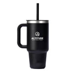 Hydro Flask All Around Travel Tumbler with Straw, 32 oz - Black - Front
