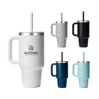 Hydro Flask All Around Travel Tumbler with Straw, 32 oz - White - Front Group 2