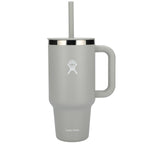 Hydro Flask All Around Travel Tumbler with Straw, 40 oz Laser Engraving - Birch - Back 3