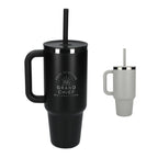 Hydro Flask All Around Travel Tumbler with Straw, 40 oz Laser Engraving - Birch - Front Group