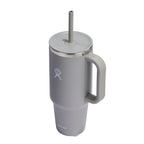 Hydro Flask All Around Travel Tumbler with Straw, 40 oz Laser Engraving - Birch - Left Angle