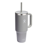 Hydro Flask All Around Travel Tumbler with Straw, 40 oz Laser Engraving - Birch - Right Angle