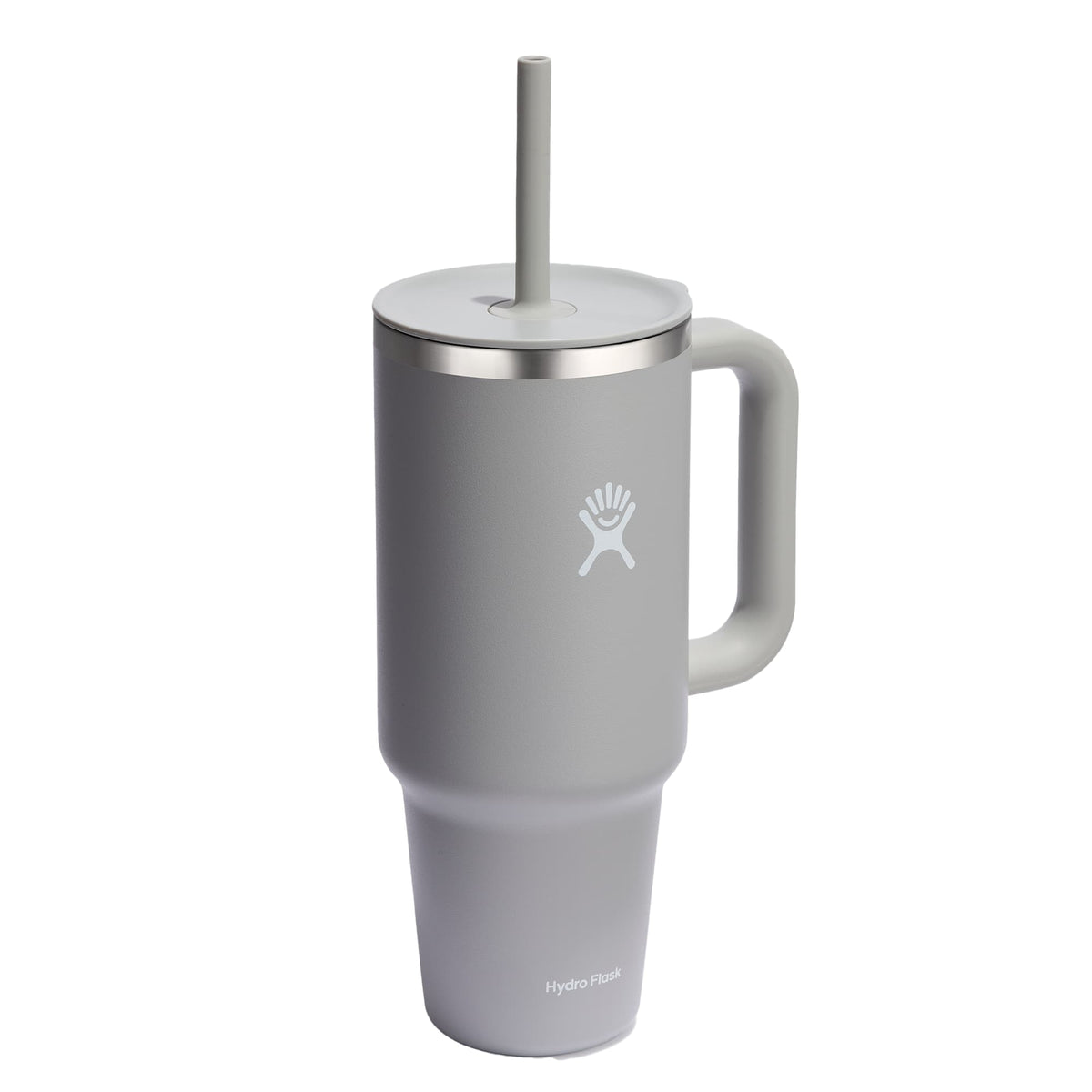 Hydro Flask All Around Travel Tumbler with Straw, 40 oz Laser Engraving - Birch - Right Angle