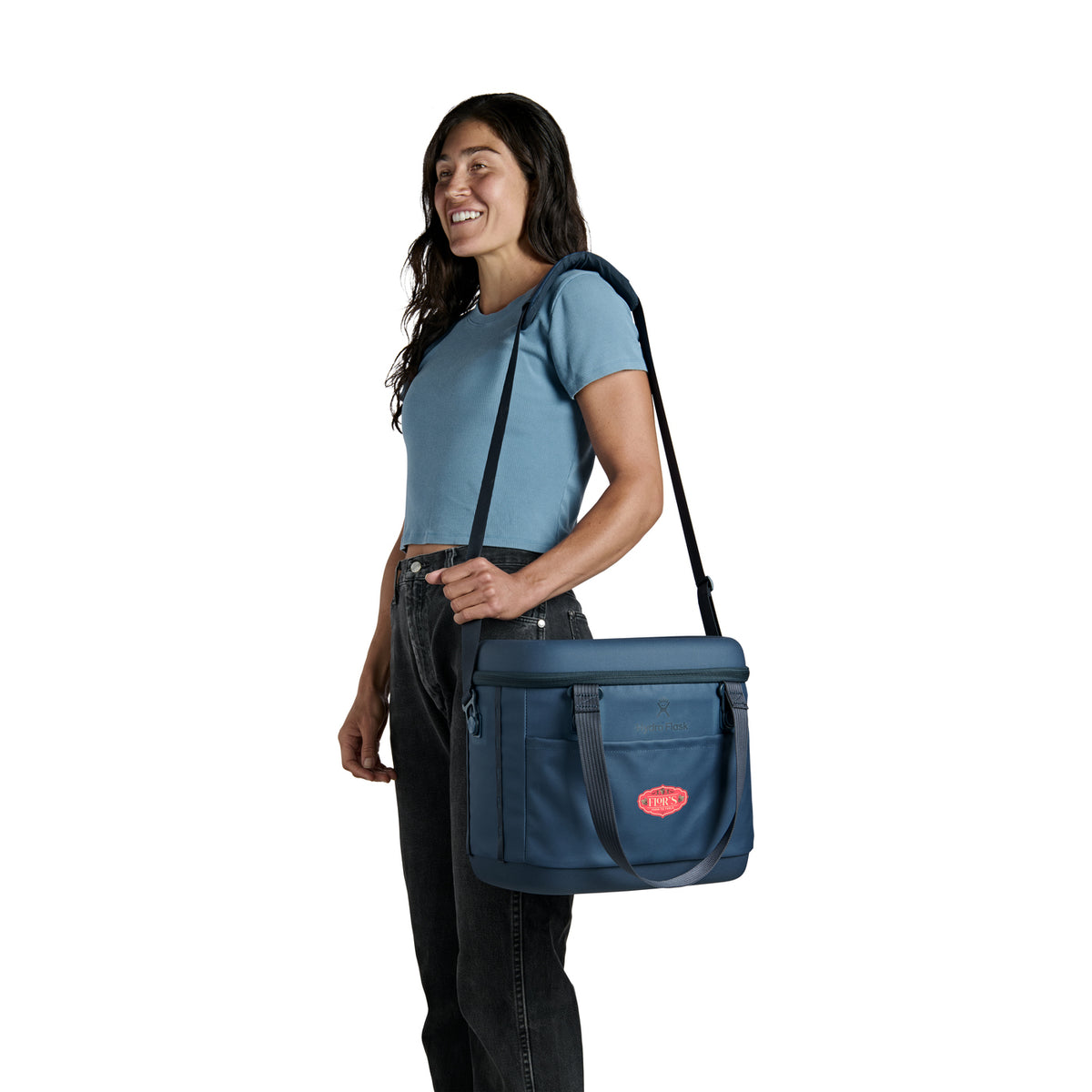 Hydro Flask Carryout Clamshell Cooler, 15 L Transfer - Harbor Blue - View 3