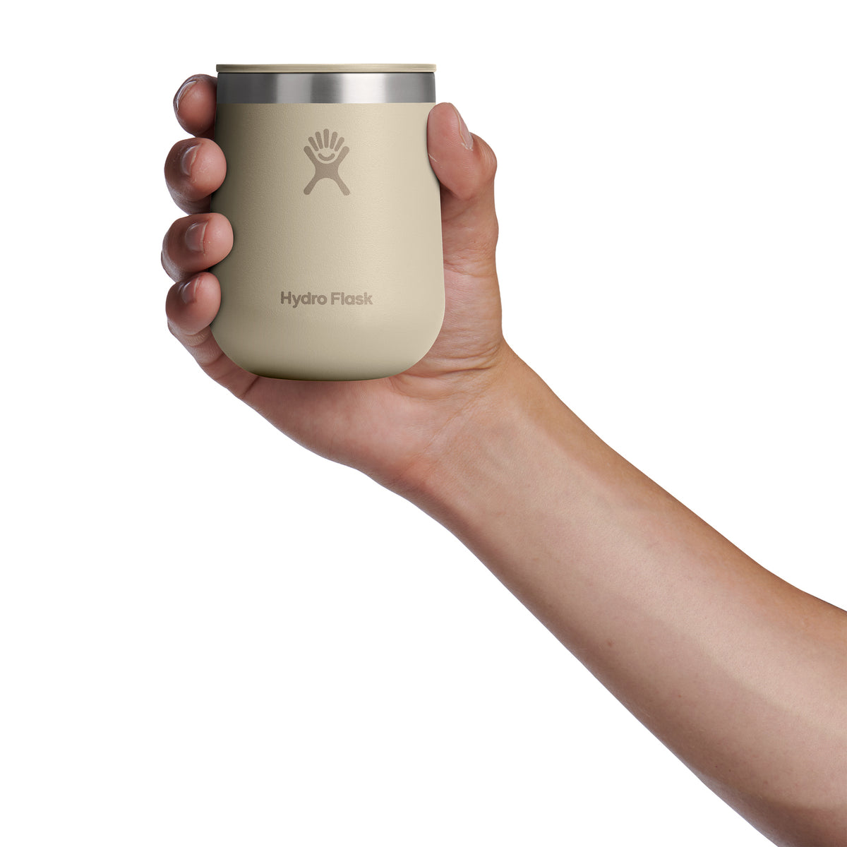 Hydro Flask Ceramic Lined Wine Tumbler, 10 oz Laser Engraving - Oat - View 4