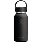 Hydro Flask Micro Hydro Mini Bottle with FlexClip, 10 oz Laser Engraving - Black - Photo
