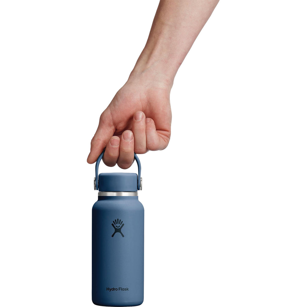 Hydro Flask Micro Hydro Mini Bottle with FlexClip, 10 oz Laser Engraving - Harbor Blue - Photo 6