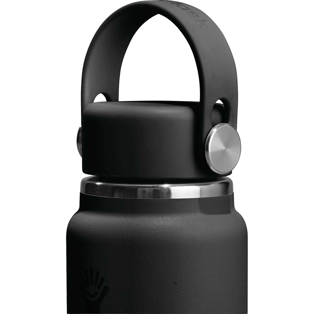 Hydro Flask Micro Hydro Mini Bottle with FlexClip, 13.5 oz Laser Engraving - Black - Photo 4