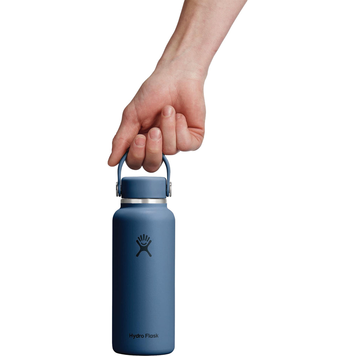 Hydro Flask Micro Hydro Mini Bottle with FlexClip, 13.5 oz Laser Engraving - Harbor Blue - Photo 6