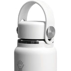 Hydro Flask Micro Hydro Mini Bottle with FlexClip, 13.5 oz Laser Engraving - White - Photo 3