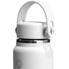 Hydro Flask Micro Hydro Mini Bottle with FlexClip, 13.5 oz Laser Engraving - White - Photo 4