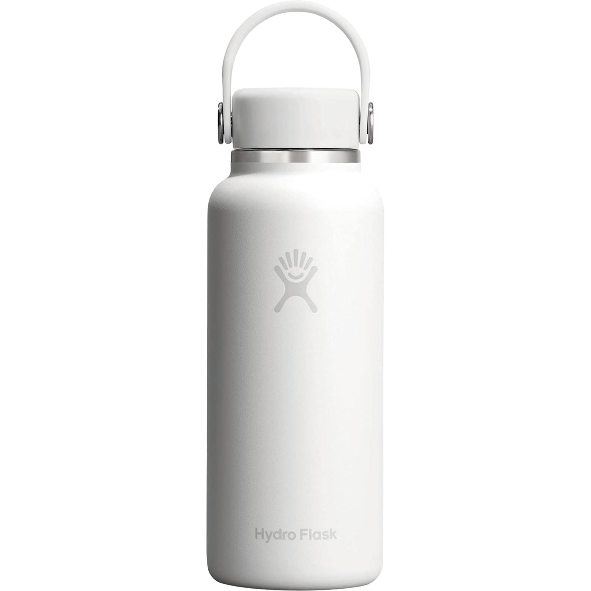 Hydro Flask Micro Hydro Mini Bottle with FlexClip, 13.5 oz Laser Engraving - White - Photo