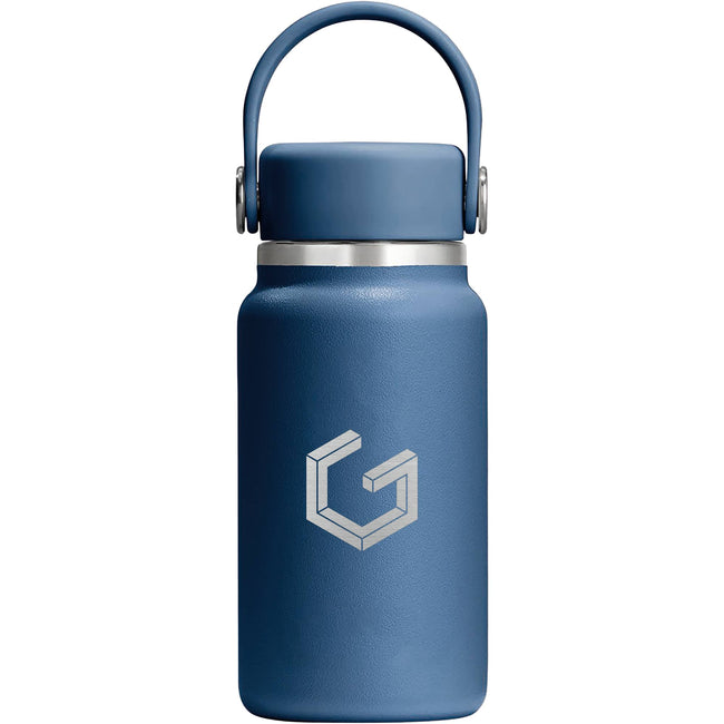 Hydro Flask Micro Hydro Mini Bottle with FlexClip, 6.7 oz Laser Engraving