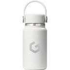 Hydro Flask Micro Hydro Mini Bottle with FlexClip, 6.7 oz Laser Engraving - White - Front