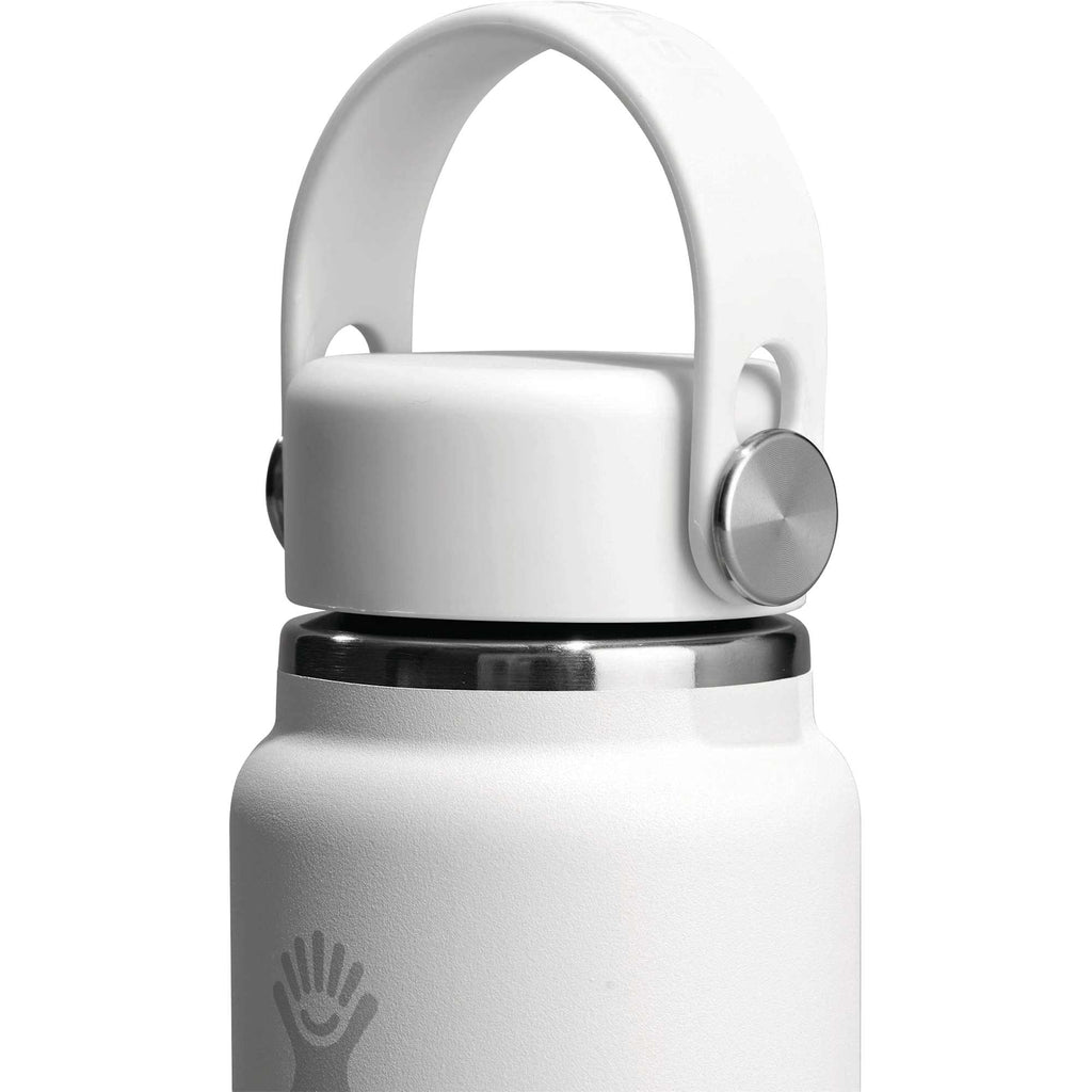 Hydro Flask Micro Hydro Mini Bottle with FlexClip, 6.7 oz Laser Engraving - White - Photo 3