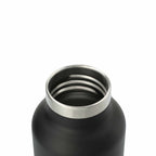 Hydro Flask Standard Mouth Bottle with Flex Cap, 21 oz Full Color - Black - Right Angle 2