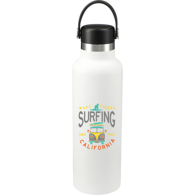 Hydro Flask Standard Mouth Bottle with Flex Cap, 21 oz Full Color