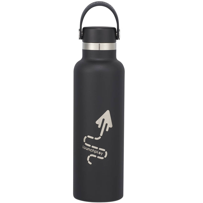 Hydro Flask Standard Mouth Bottle with Flex Cap, 21 oz Laser Engraving