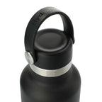 Hydro Flask Standard Mouth Bottle with Flex Cap, 21 oz Laser Engraving - Black - Right Angle