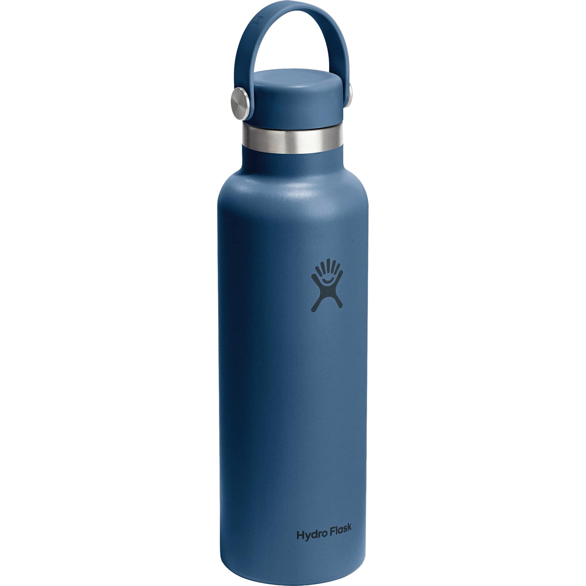 Hydro Flask Standard Mouth Bottle with Flex Cap, 21 oz Laser Engraving - Harbor Blue - Photo 3