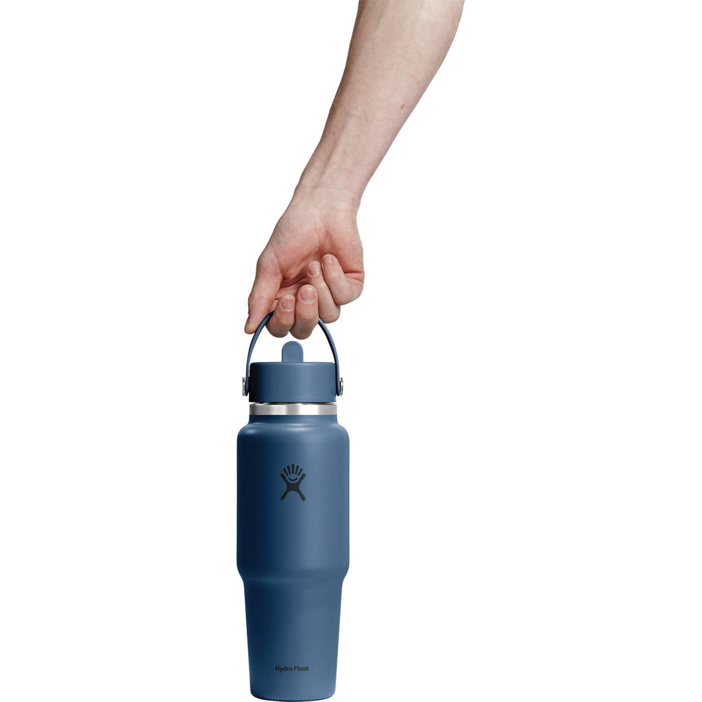 Hydro Flask Travel Bottle with Flex Straw Cap, 32 oz Full Color - Harbor Blue - Photo 3