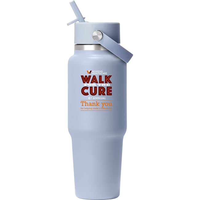 Hydro Flask Travel Bottle with Flex Straw Cap, 32 oz Full Color