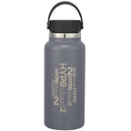 Hydro Flask Wide Mouth Bottle with Flex Cap, 32 oz Laser Engraving - Stone - Front