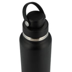 Hydro Flask Wide Mouth Bottle with Flex Chug Cap, 32 oz Full Color - Black - Top