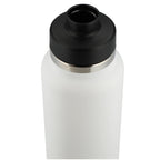 Hydro Flask Wide Mouth Bottle with Flex Chug Cap, 32 oz Full Color - White - Top