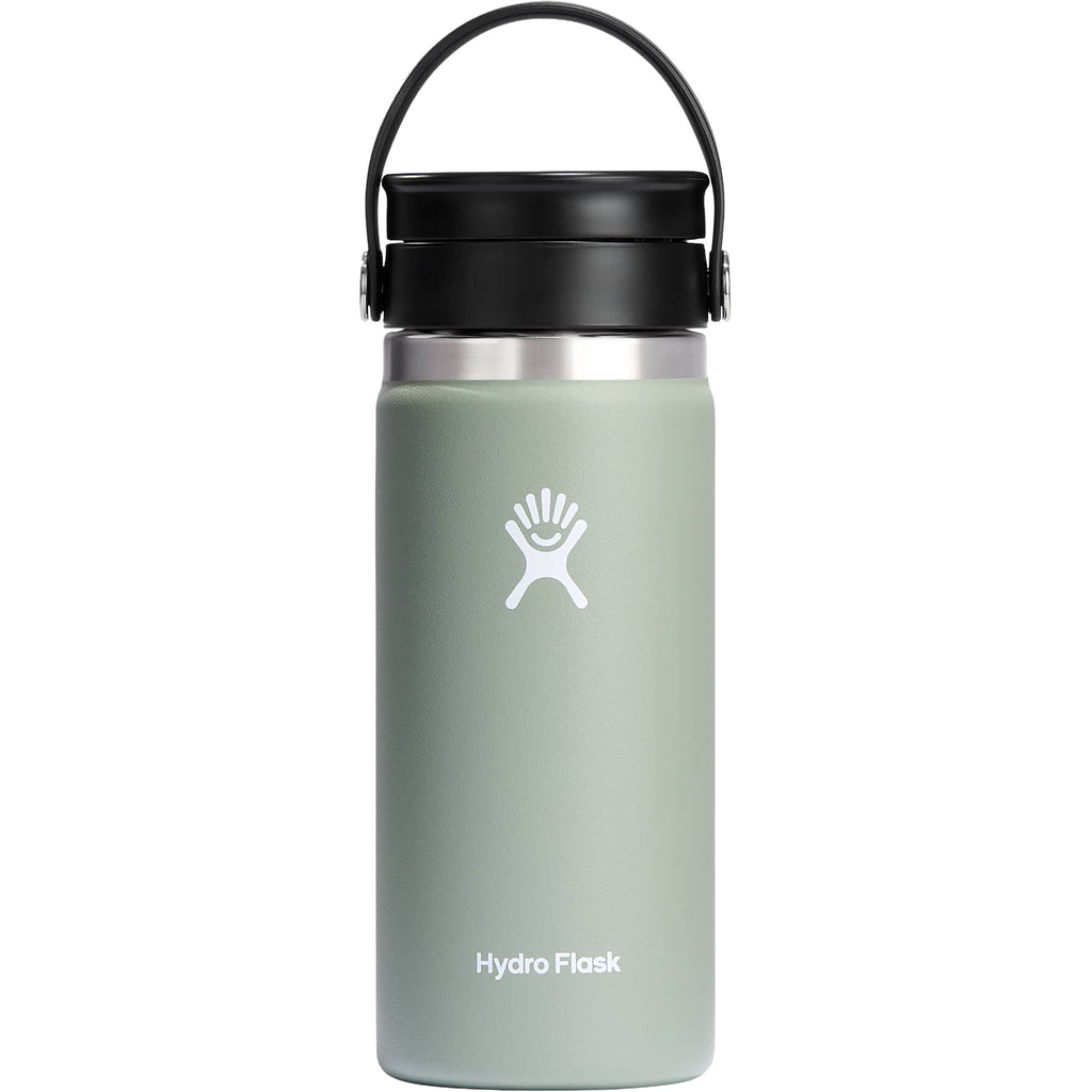 Hydro Flask Wide Mouth Bottle with Flex Sip Lid, 16 oz Laser Engraving - Agave - Back