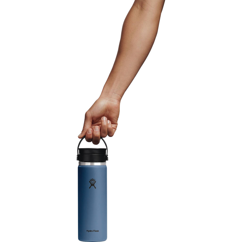 Hydro Flask Wide Mouth Bottle with Flex Sip Lid, 20 oz Full Color - Harbor Blue - Photo 4