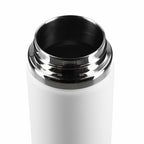 Hydro Flask Wide Mouth Bottle with Flex Straw Cap, 24 oz Laser Engraving - White - Top 2