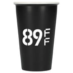 I'm Not a Paper Cup Double-Wall Ceramic Tumbler, 10 oz - Black - Front 2