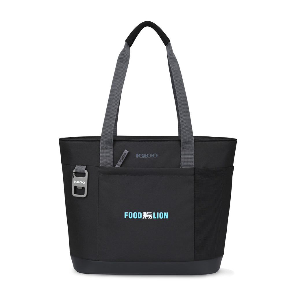 Igloo Day Chiller Recycled Tote Cooler, 20 Cans Embroidery - Black - View 1
