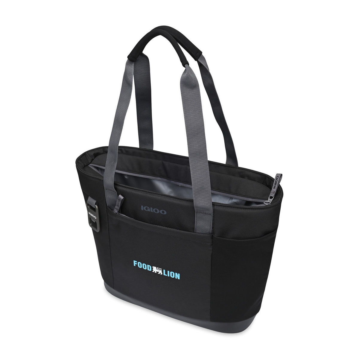 Igloo Day Chiller Recycled Tote Cooler, 20 Cans Embroidery - Black - View 2
