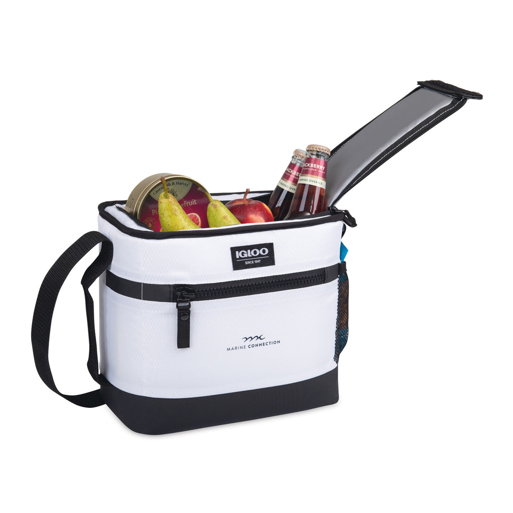 Igloo Maddox Cooler with Pull Handle Opening, 12 Cans Transfer - White - View 2