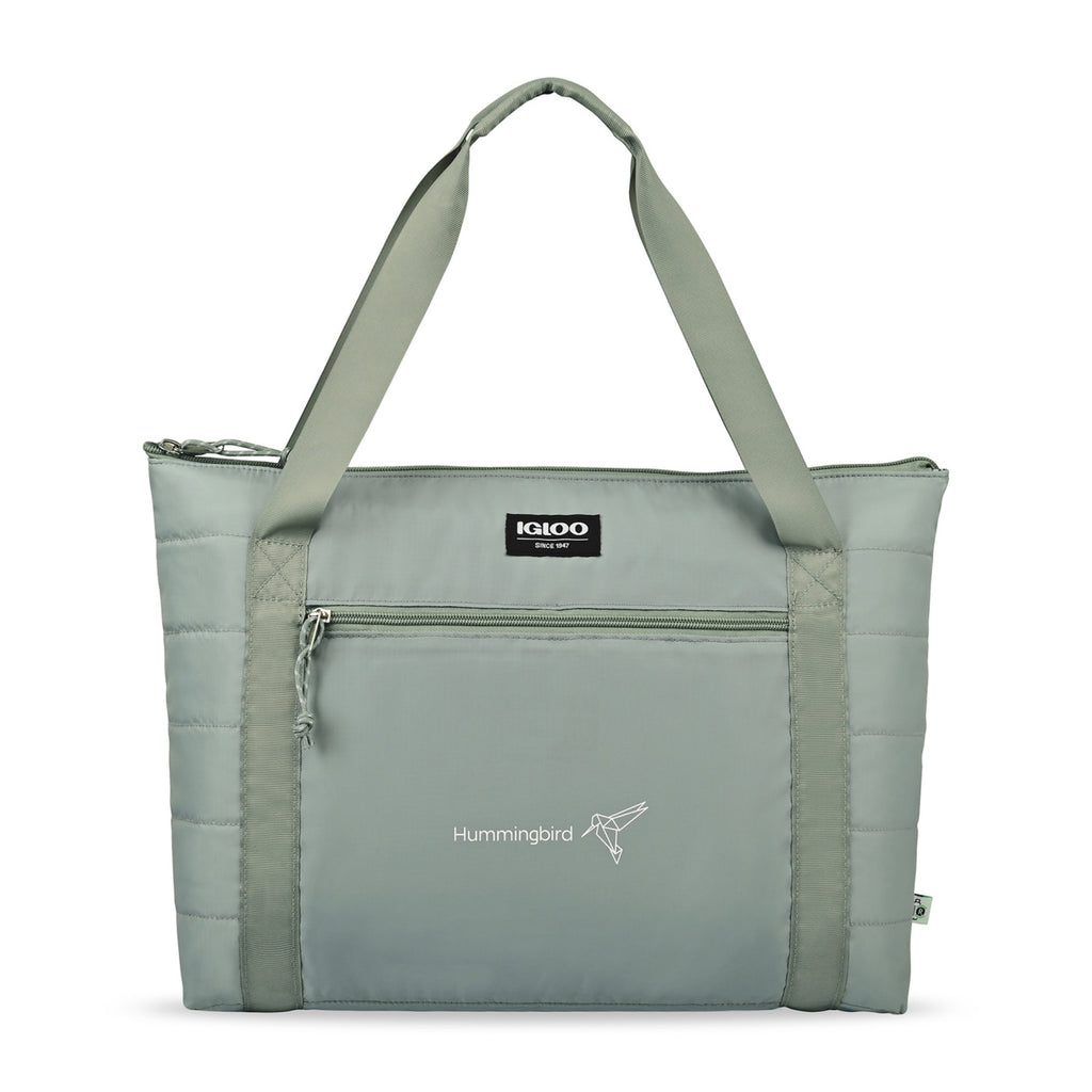 Igloo Packable Puffer Cooler Bag, 20 Cans Transfer - Aqua Gray - View 1