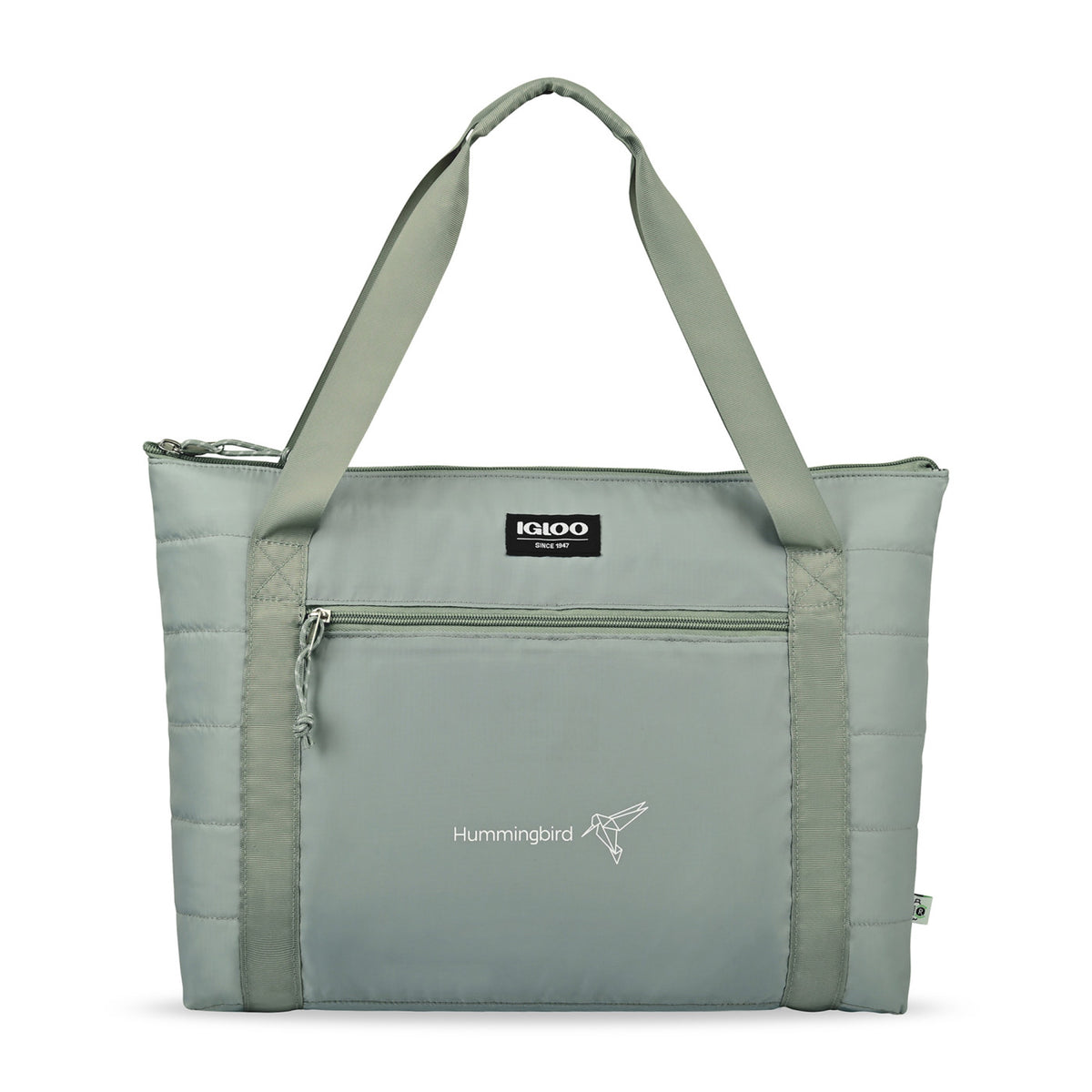 Igloo Packable Puffer Cooler Bag, 20 Cans Transfer - Aqua Gray - View 1
