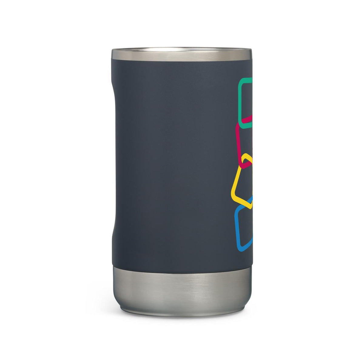 Igloo Recycled Stainless Steel Can Cooler Full Color - Carbonite - View 3