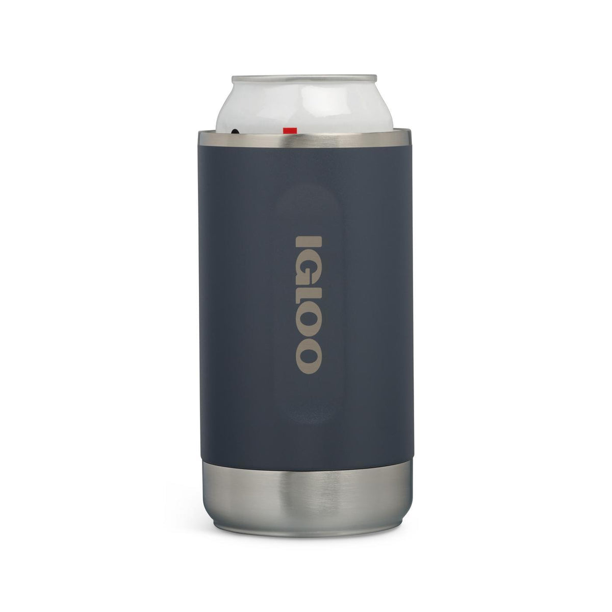 Igloo Recycled Stainless Steel Can Cooler Full Color - Carbonite - View 4