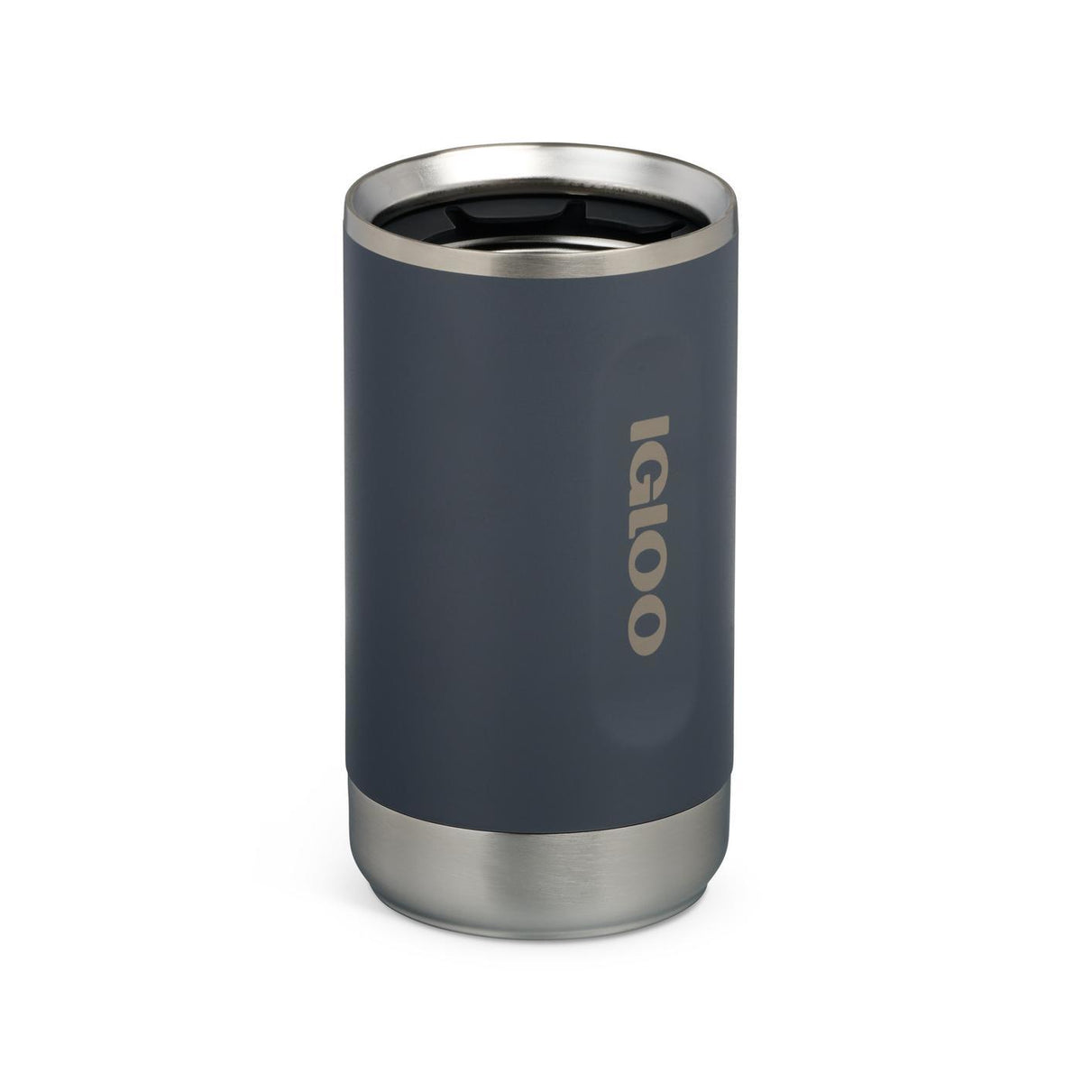 Igloo Recycled Stainless Steel Can Cooler Full Color - Carbonite - View 8
