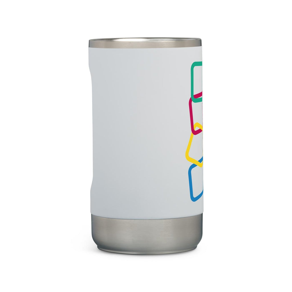 Igloo Recycled Stainless Steel Can Cooler Full Color - White - View 3