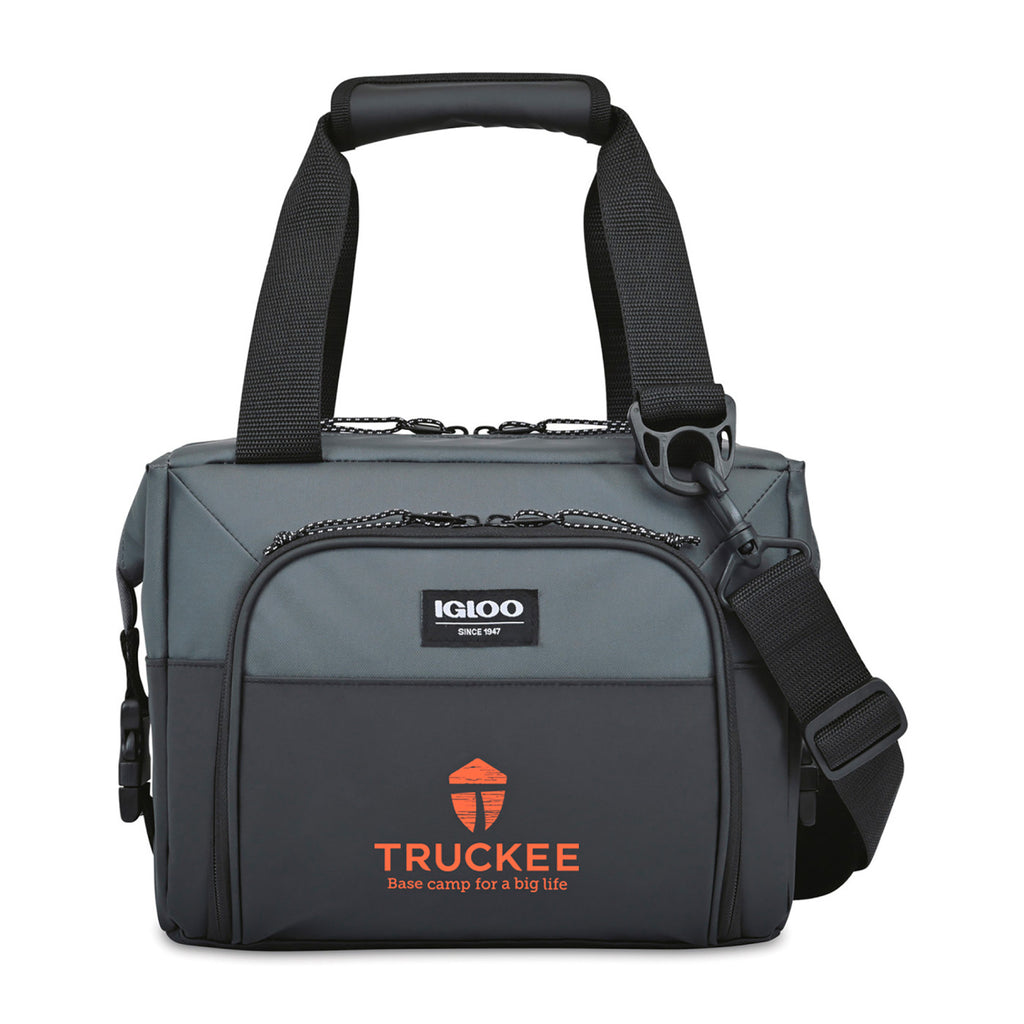 Igloo Seadrift Snap Down Cooler, 12 Cans - Black-Grey - View 1