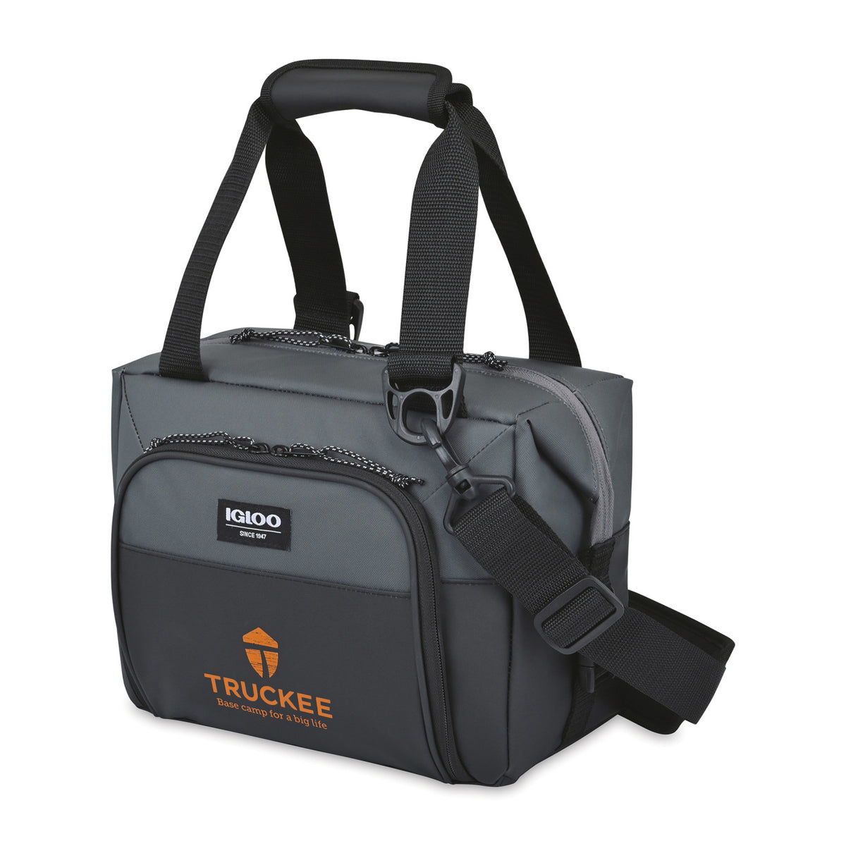 Igloo Seadrift Snap Down Cooler, 12 Cans - Black-Grey - View 2