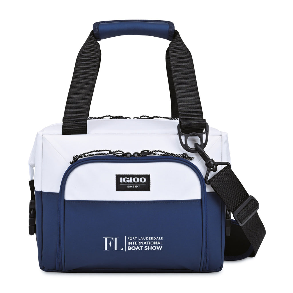 Igloo Seadrift Snap Down Cooler, 12 Cans - Navy-White - View 1