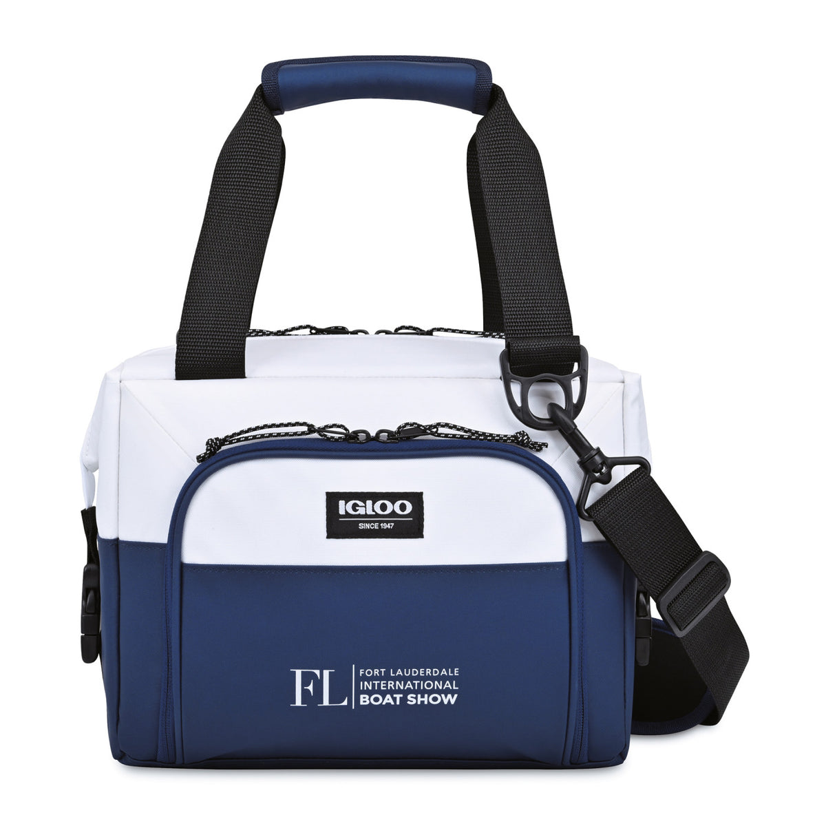 Igloo Seadrift Snap Down Cooler, 12 Cans - Navy-White - View 1