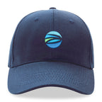 Impact Recycled Cotton Cap, 6 Panel Embroidery - Navy - View 11