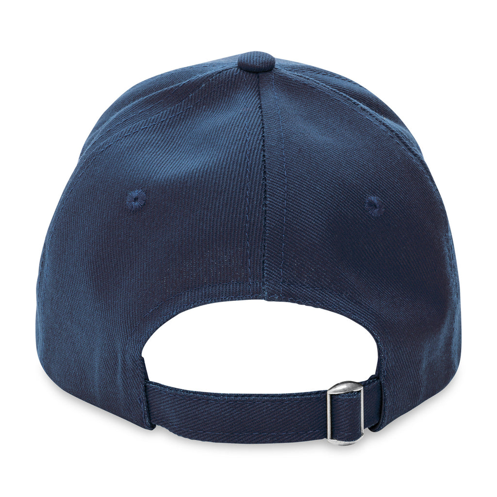 Impact Recycled Cotton Cap, 6 Panel Embroidery - Navy - View 3